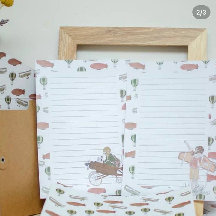Boys' writing paper for wholesale by LOÜVE illustrations