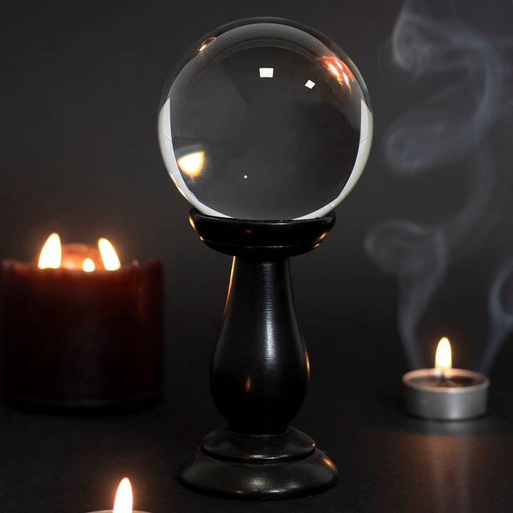Something Different Wholesale - Wholesale Spiritual Stone/Crystal - Small Clear Crystal Ball on Stand