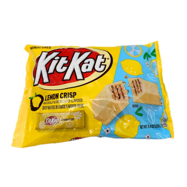 Bolsa para miniaturas Kit Kat Lemon Crisp, 8.4 oz, 12 unidades para venta al por mayor de I Got Your Candy