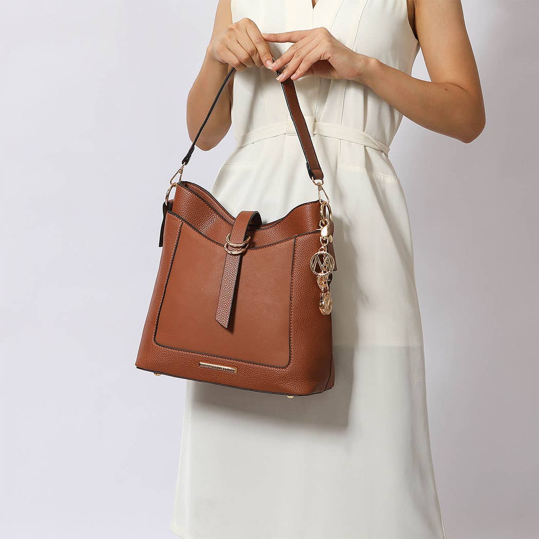 MKF Collection - Wholesale Shoulder Bag - Women's - Geneva Vegan Leather Shoulder Handbag Crossover by Mia K11