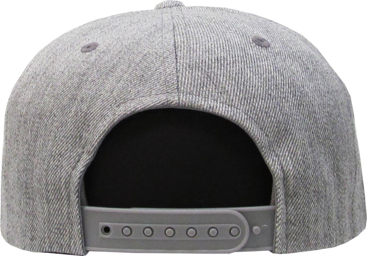 KBETHOS - Wholesale Flat Brim Cap - Men's - Wool Blend Snapback23