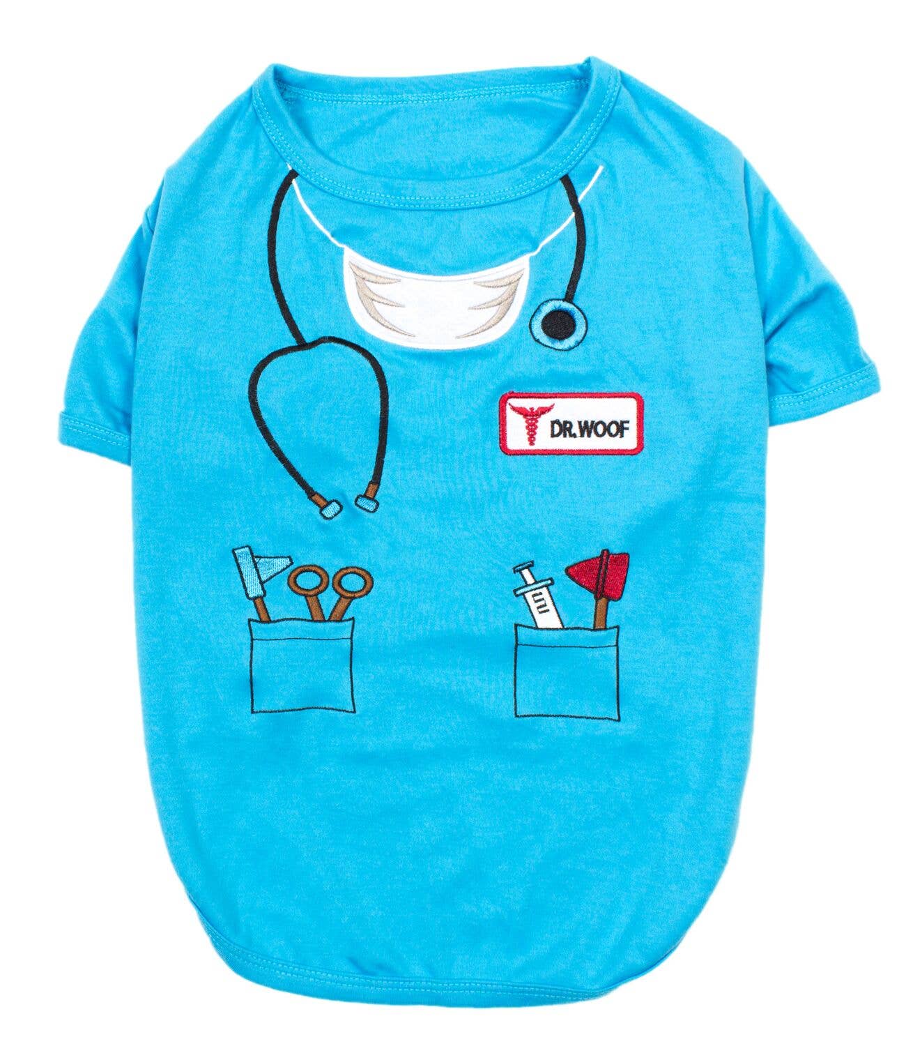 Parisian Pet® - Wholesale Pet shirt – Dog - Dr. Woof Dog T-Shirt – Funny Halloween Costume for Dogs