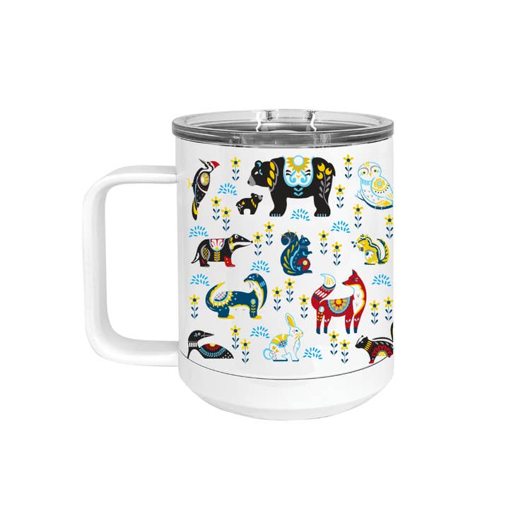 Caneca de Campismo Isolada WS | Envolvimento de Animais Dala por atacado de Creative Compass