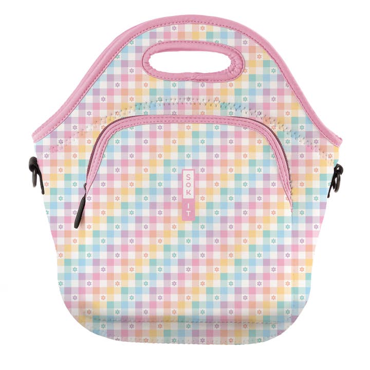LunchTote XL - Fleurs Vichy pour la vente par Sok-It Wholesale