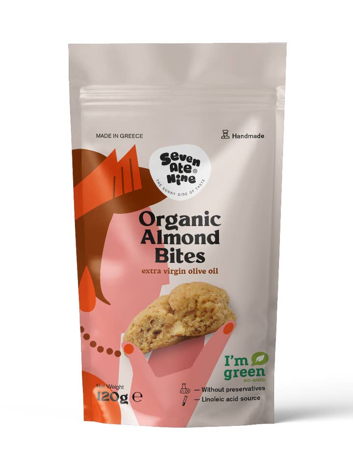 Organic Almond Bites for wholesale by 7ate9