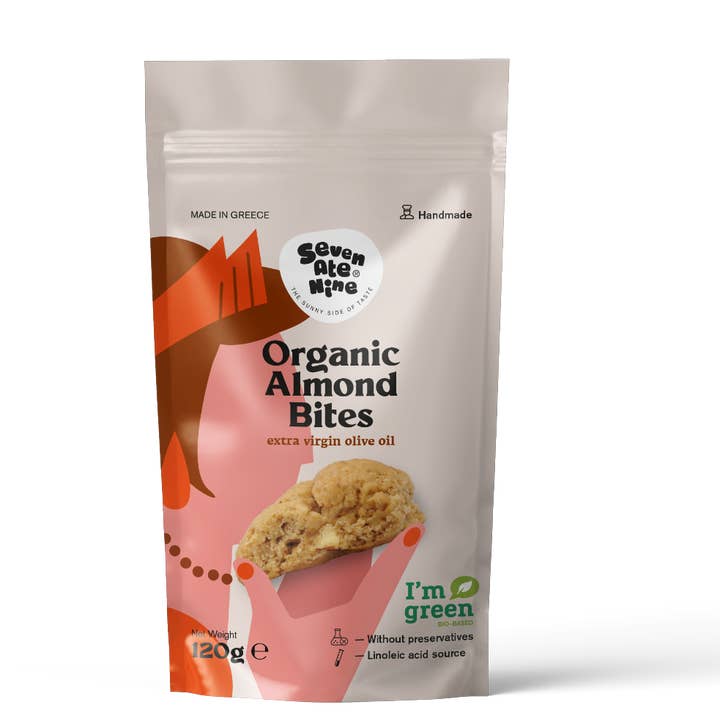 Organic Almond Bites for wholesale by 7ate9
