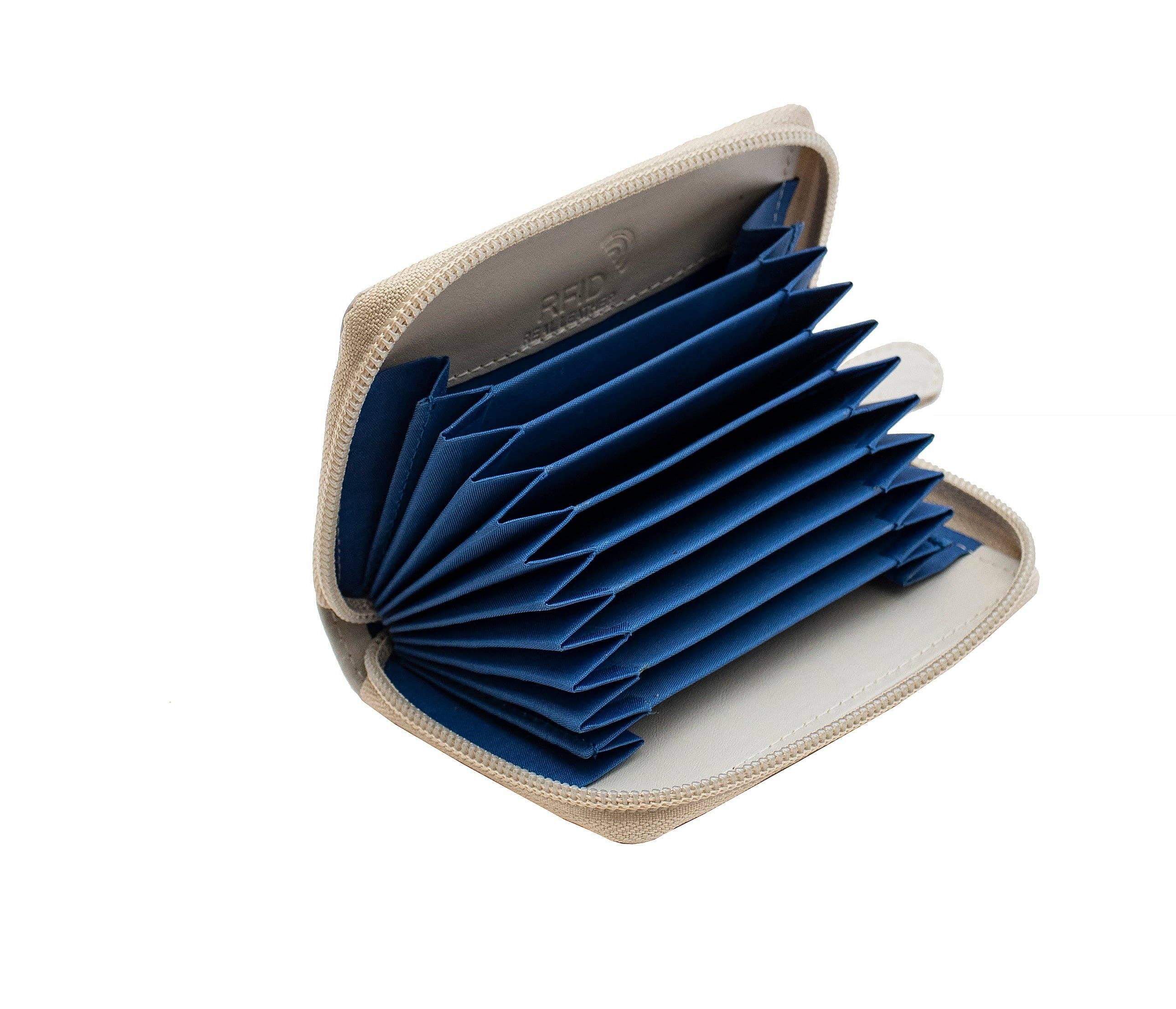 PRIMEHIDE - Wholesale Card Holder - Unisex - Concertina Leather RFID Credit Card Holder - 78077