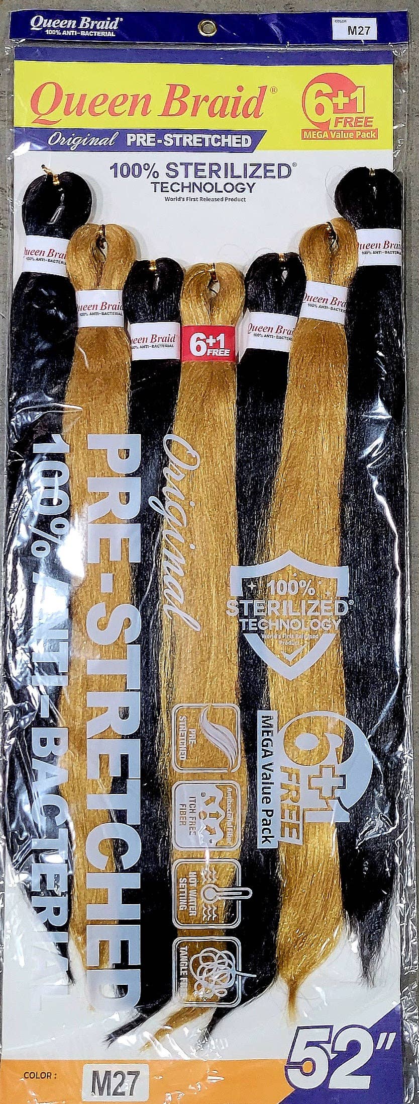 AEsthetic - Wholesale Hair Extensions - QUEEN BRAID 6 + 1 Mega Pack4