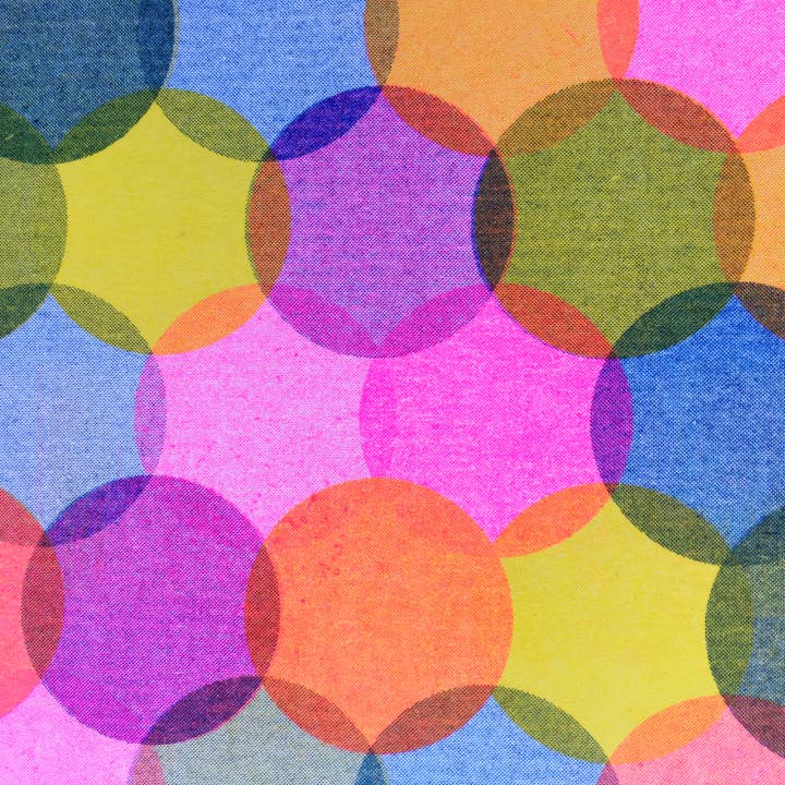 REMOVED BRAND - Wholesale Art Print - Confetti Color Art Print 1