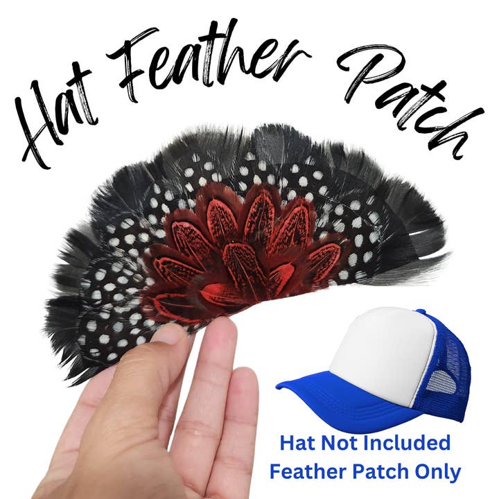 Funk Town Tees - Wholesale Hat Accessory - Women's - Western Feather Fans for Trucker Hats Hat Bar Supplies (Copy)