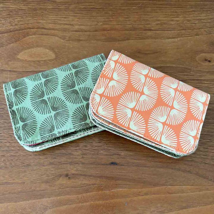 Cotton Mini Wallet - Canvas Cardholder - Block Prints and other Purchase Wholesale thread wallets. Free Returns & Net 60 Terms on Faire trending on Faire.