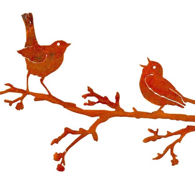 Tab "Fauvette & Rouge-gorge sur Branche" pour la vente par Elegant Garden Design