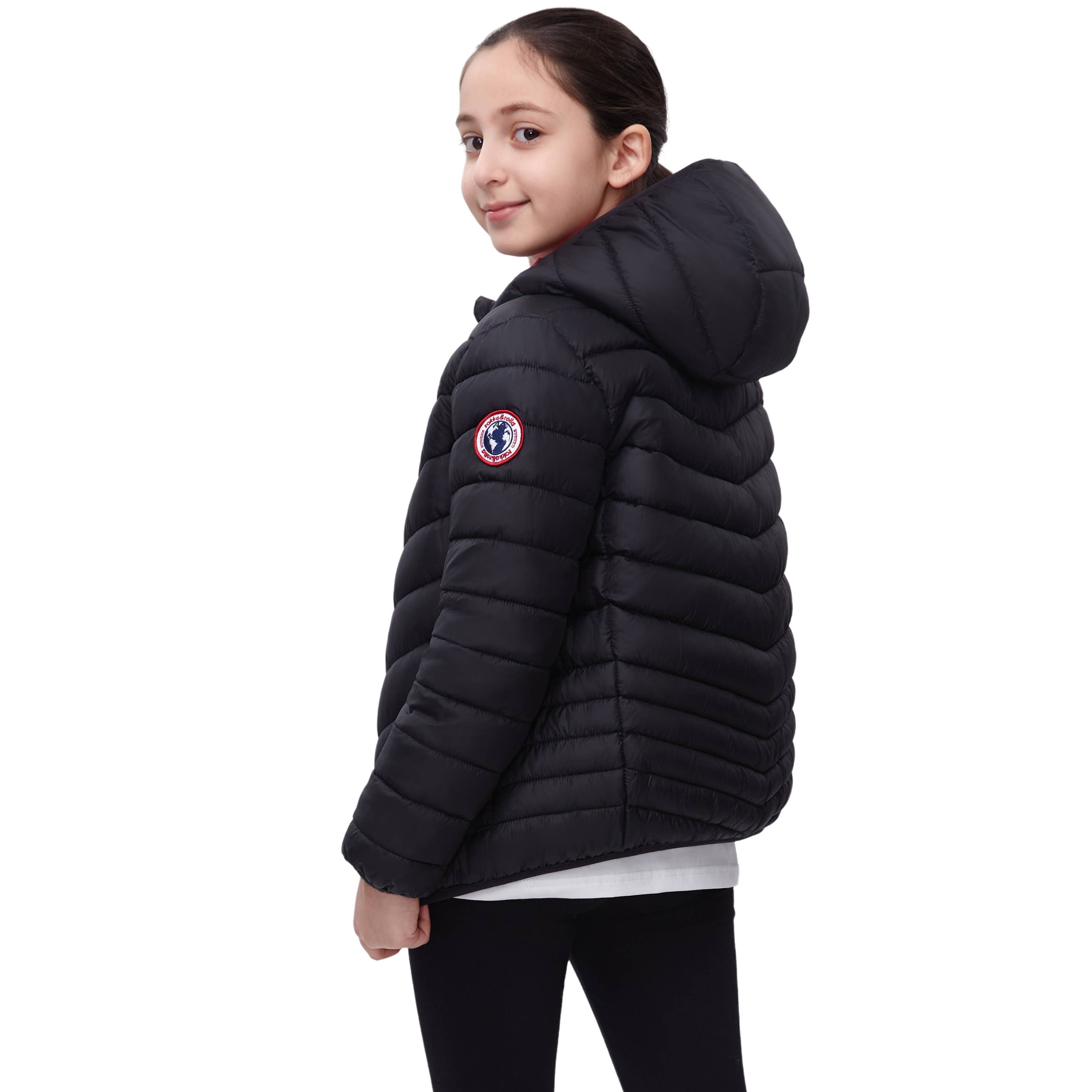 Rokka & Rolla - Wholesale Puffer Jacket - Kids - Girls' Reversible Light Puffer Jacket Coat27
