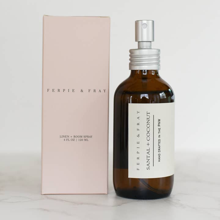Santal + Coconut // Linen + Room Spray for wholesale by Ferpie + Fray