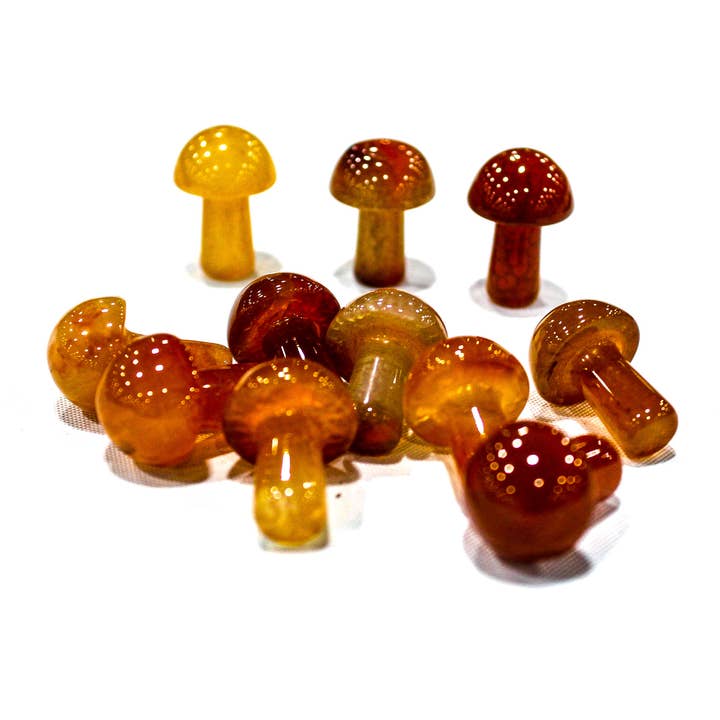 Quasar Gems USA - Wholesale Spiritual Stone/Crystal - Assorted Gemstone Mushrooms Mini7