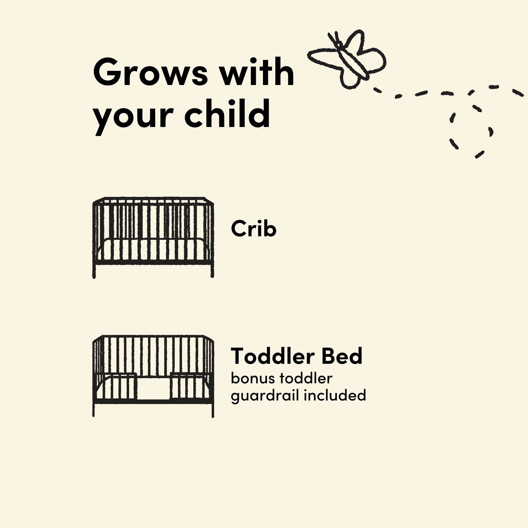 Storkcraft - Wholesale Bed - Kids & Baby - Storkcraft® Kyoto Deluxe Convertible Crib with Bonus Toddler Guardrail16