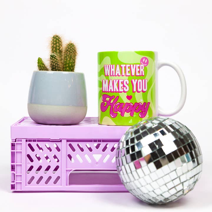 Whatever makes you happy mug for wholesale by Howrad Studios