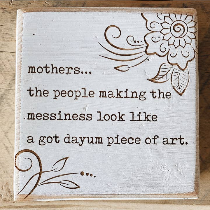 Mother Quote // Mother's Day // Mom Gift // Wood Plaque for wholesale by Spiritual Whiskey