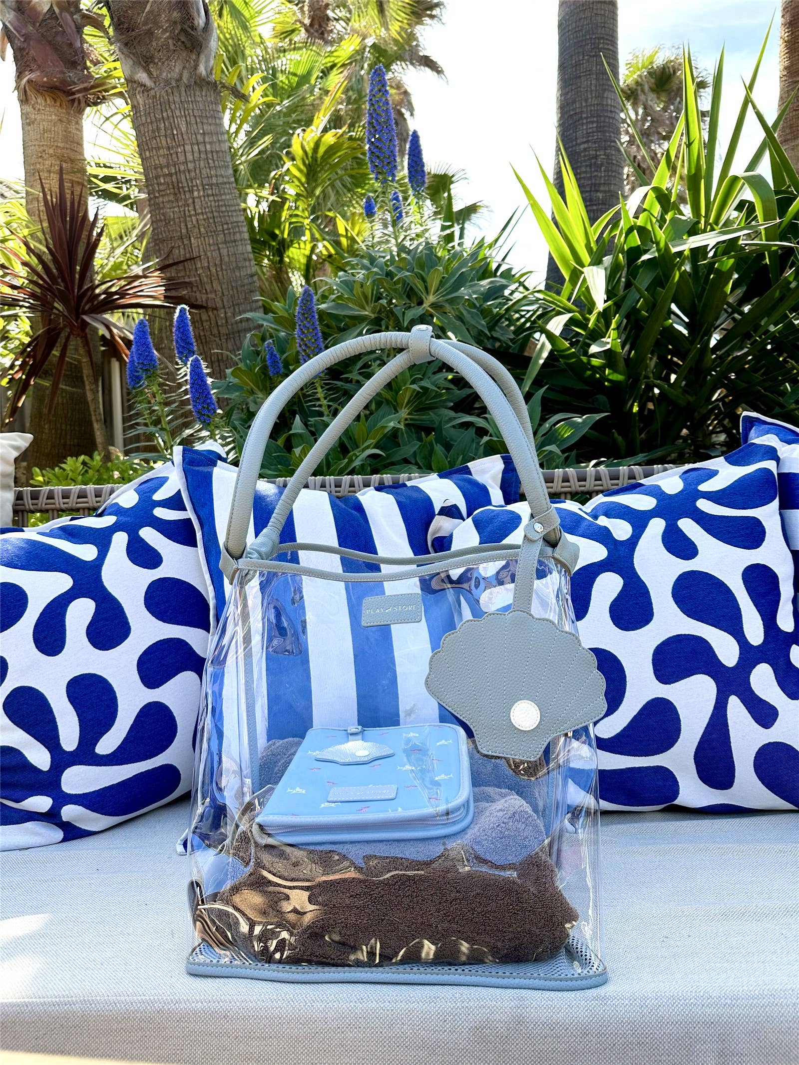 Play and Store - Wholesale Beach Bag - Bolsa de playa azul claro1