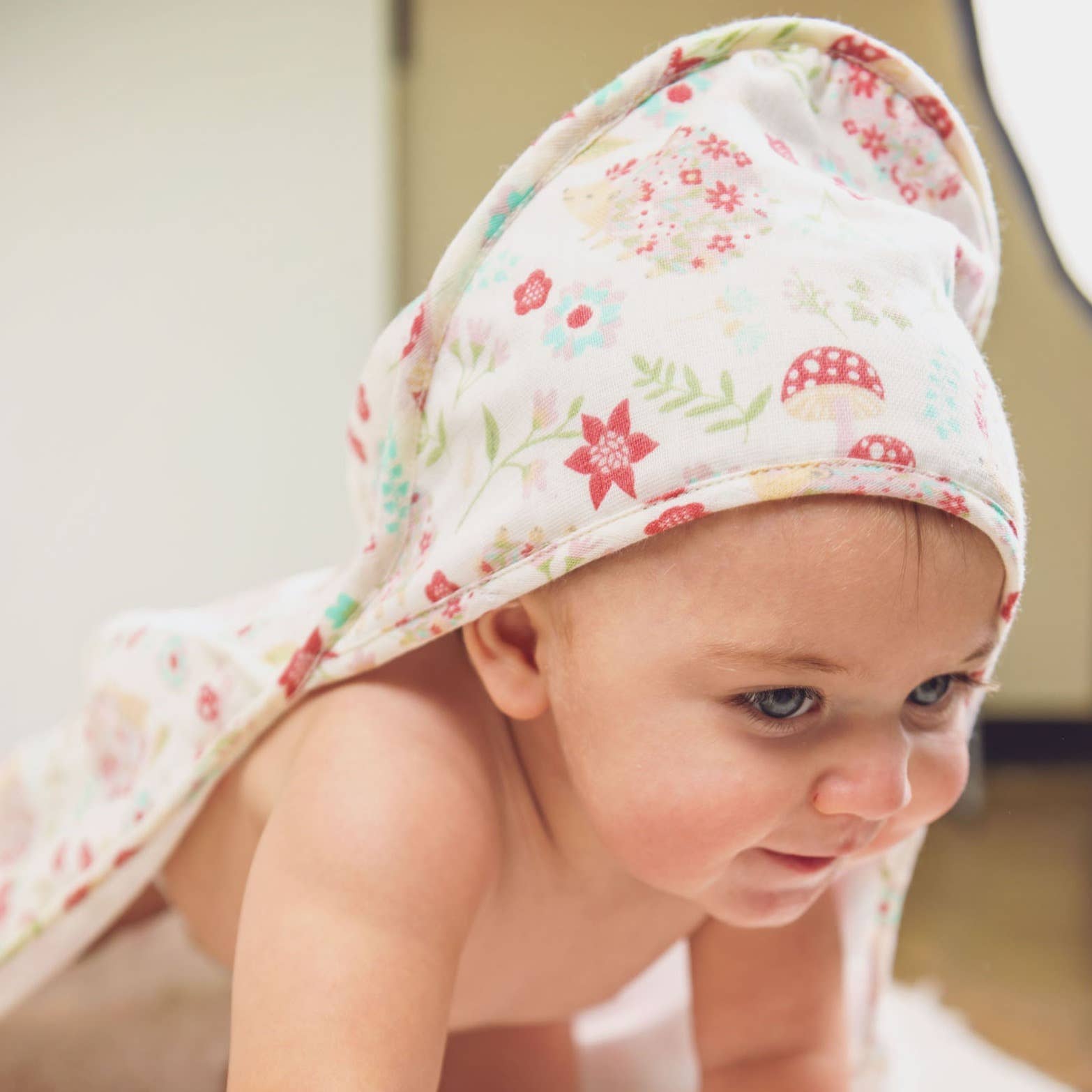 Stephen Joseph Gifts - Vente Sortie de bain - Enfant et bébé - Serviette à capuche en mousseline avec gant de toilette1