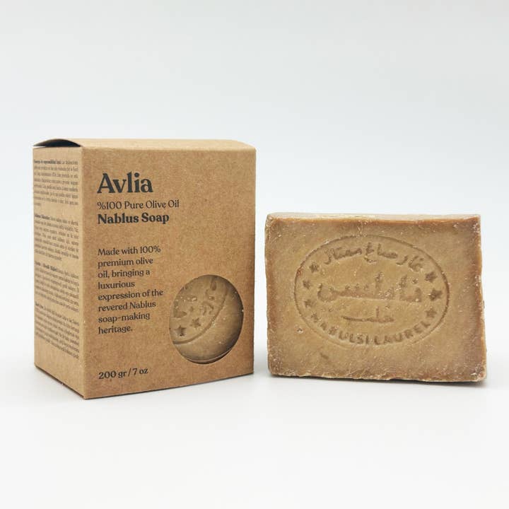 Traditional Nablus Soap – 100% Pure Olive Oil 7oz/200gr for wholesale by Avlia Home