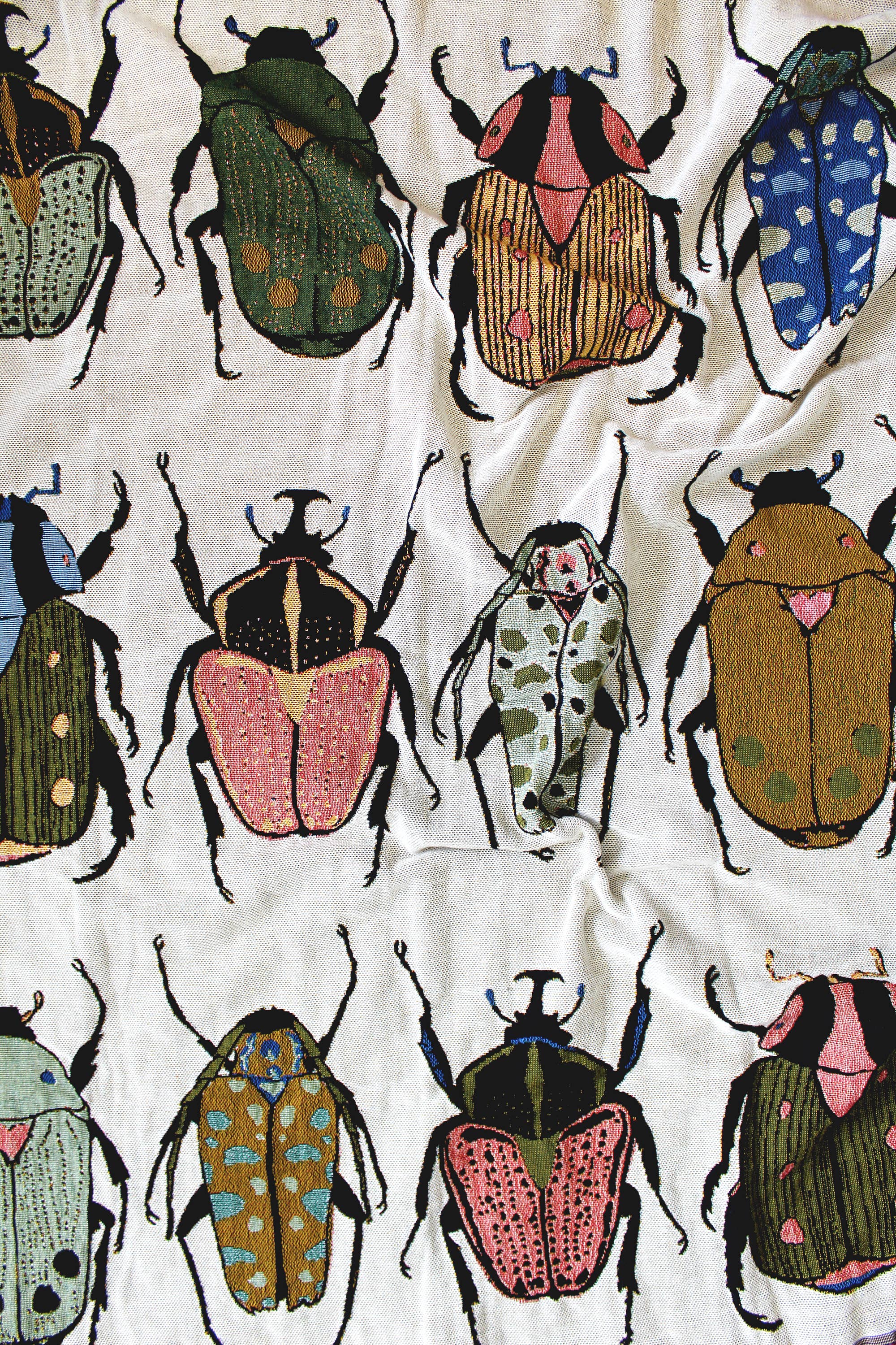 Calhoun & Co. - Wholesale Throw Blanket - Beetle Party Tapestry Blanket4