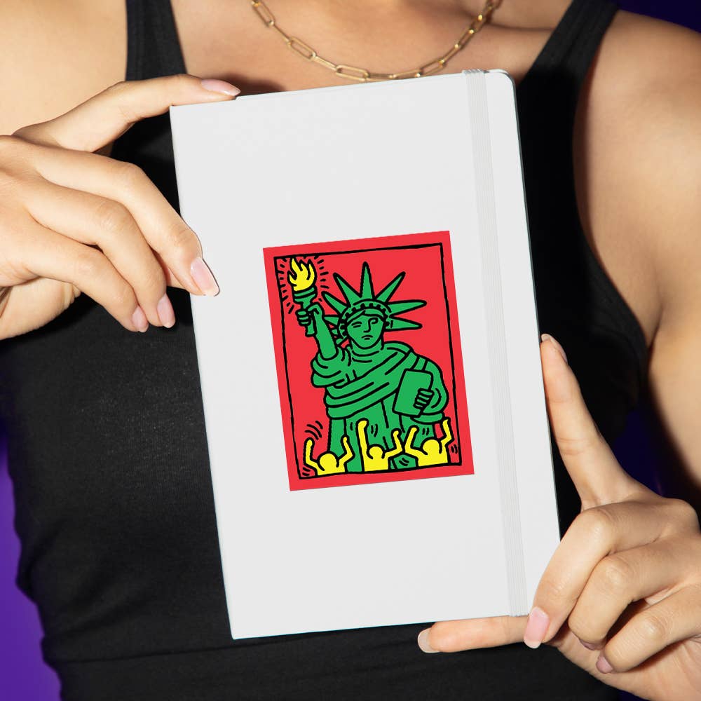Apply Stickers - Wholesale Sticker - Statue of Liberty by Keith Haring - Die-Cut Sticker2