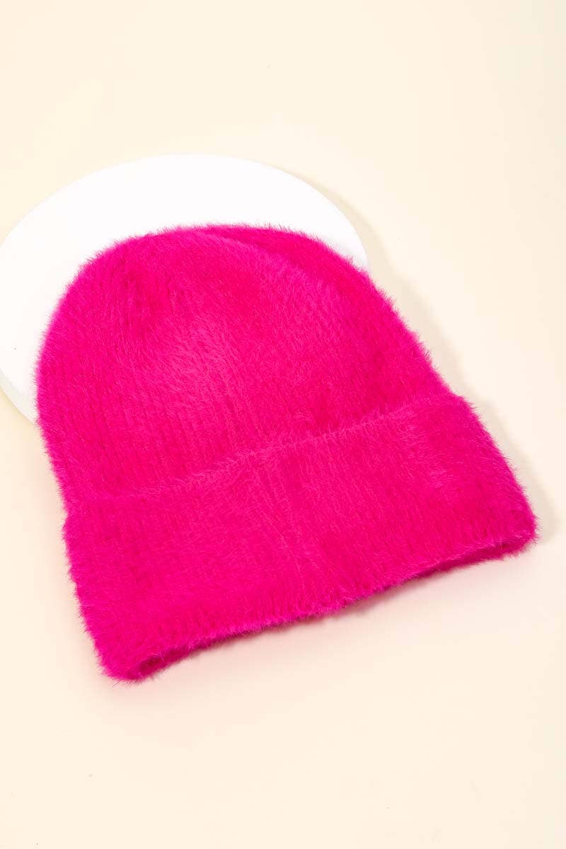 Anarchy Street - Wholesale Beanie - Women's - Assorted Color Fuzzy Ribbed Beanie0