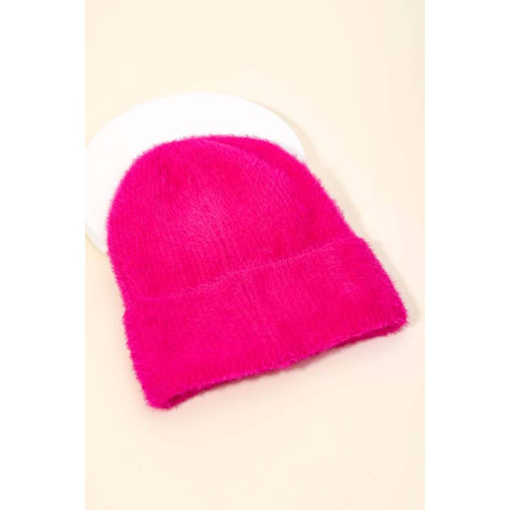 Anarchy Street - Wholesale Beanie - Women's - Assorted Color Fuzzy Ribbed Beanie