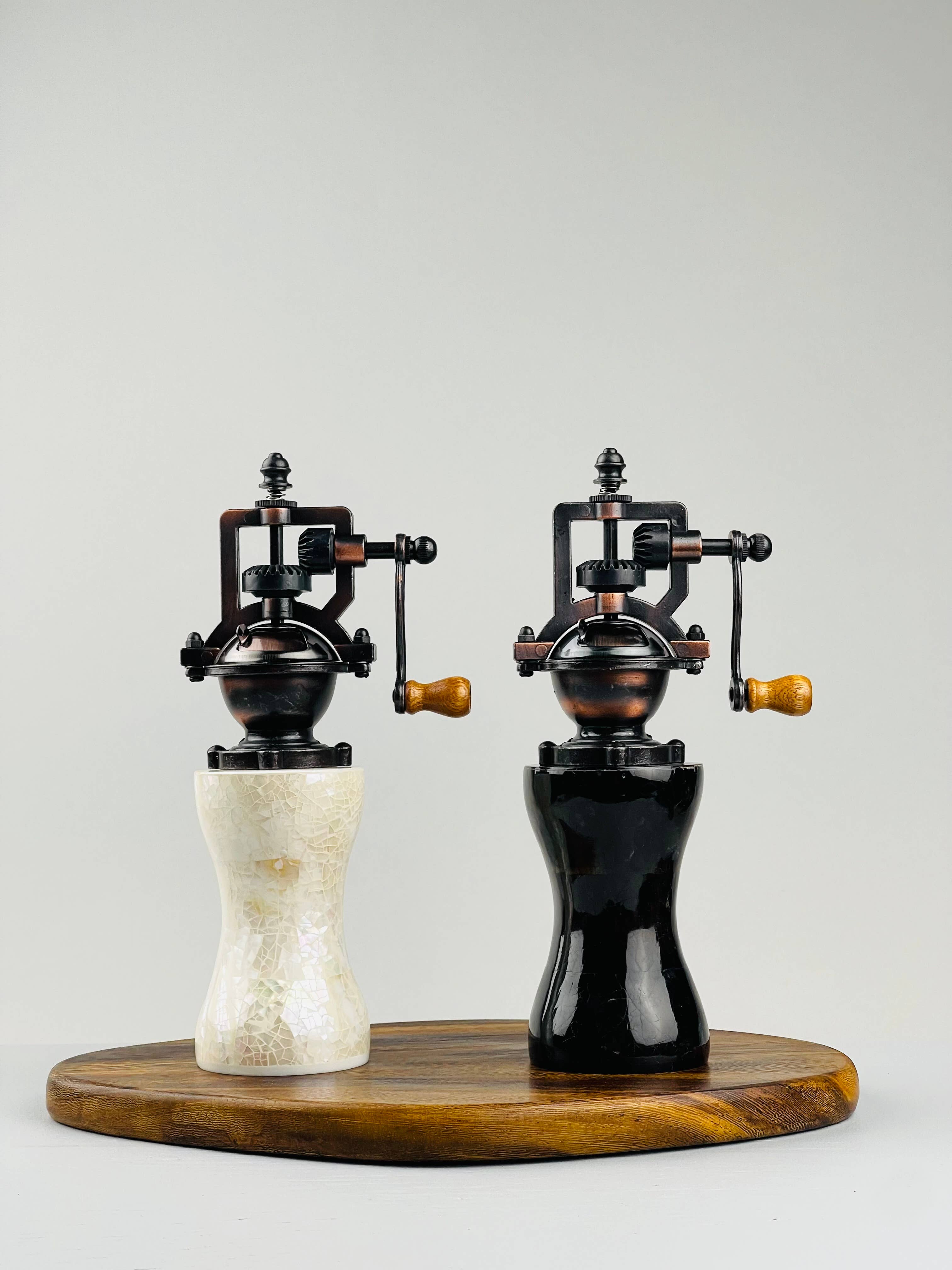 Baroy - Wholesale Pepper Mill - Salt Pepper Mill Grinders Shakers - Seashell Lamination8