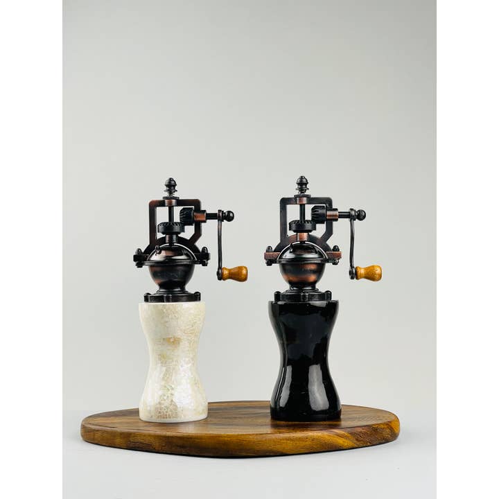 Baroy - Wholesale Pepper Mill - Salt Pepper Mill Grinders Shakers - Seashell Lamination8