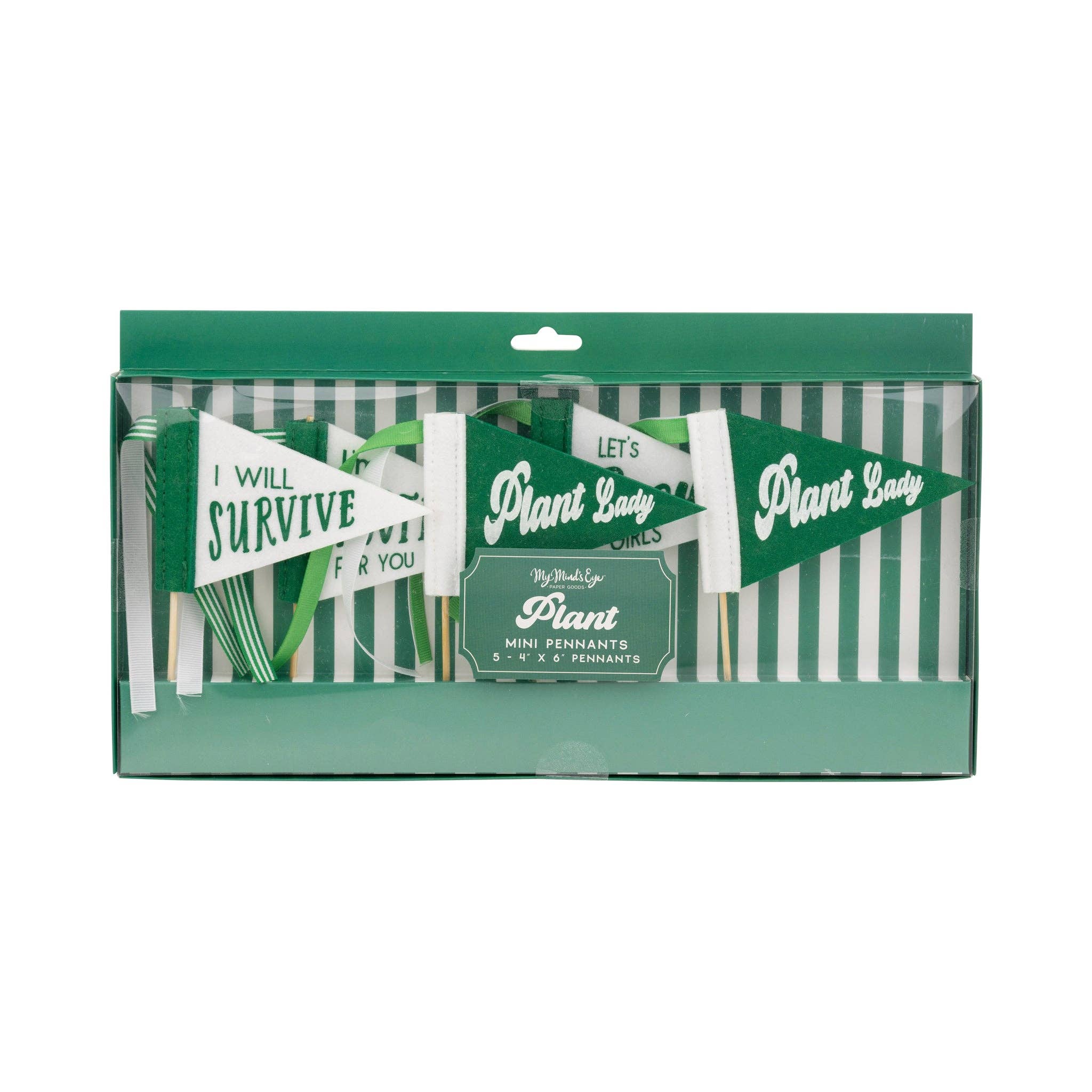 My Mind’s Eye - Wholesale Flag - PLHB202 - Garden Mini Felt Pennant Set2