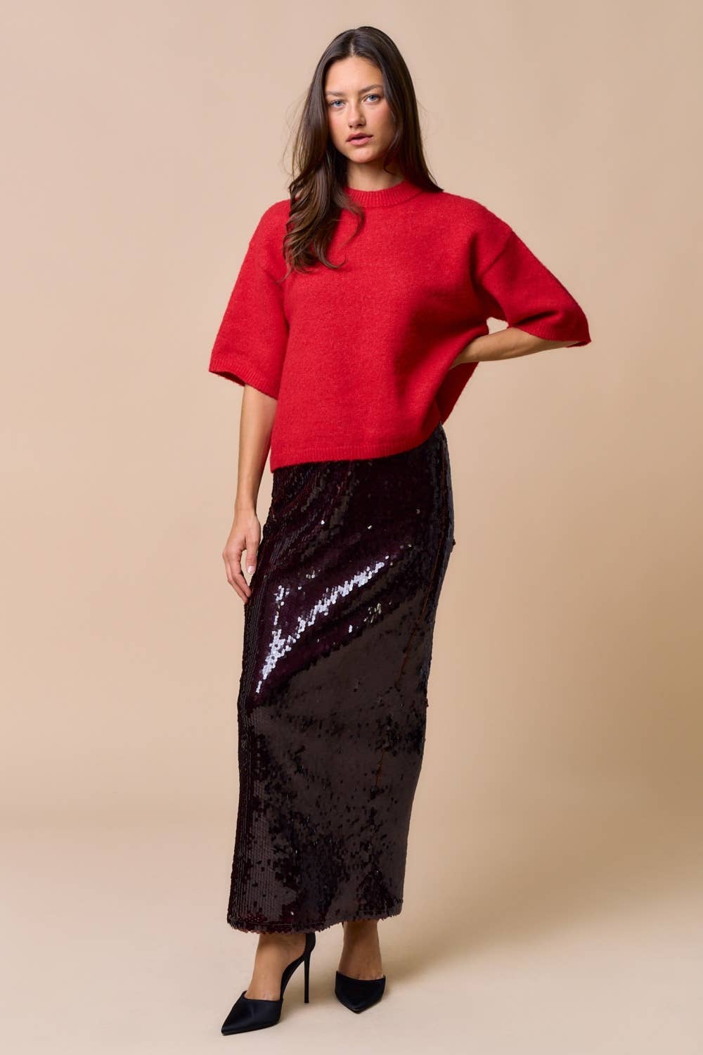 Lalavon - Wholesale Knit Sweater - Women's - Sweater Sleeve Top7