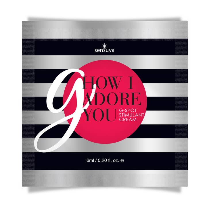 G, How I Adore You G-Spot Cream 6ml Single Packet for wholesale by Sensuva