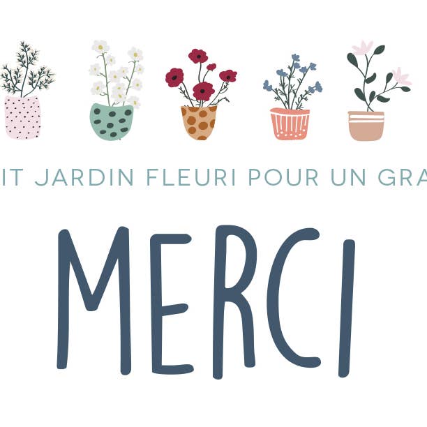 Ga08 — tarjeta de plantación (papel con semillas) para venta al por mayor de Editions de Mai