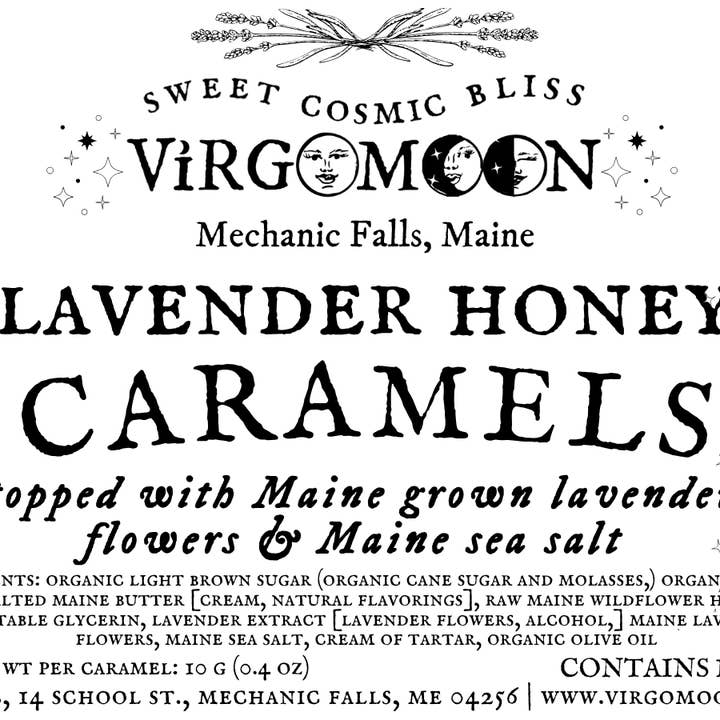 Virgo Moon - Wholesale Caramel - Lavender Honey Caramels (Bulk)3