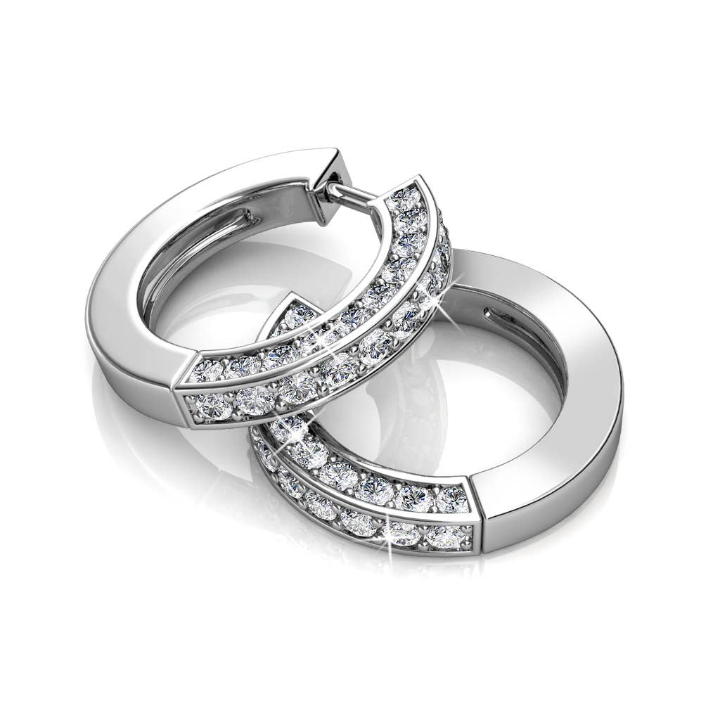 CARALI / MYC Paris – wholesale Dangle earrings – Perry Earrings - Silver and Crystal3