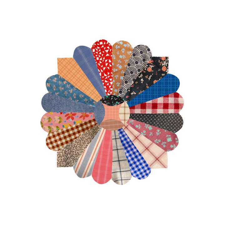 Laurenspired - Venta al por mayor Pegatina - Pegatinas de vinilo para edredón con forma de flor, pegatina de costura, pegatina para edredón