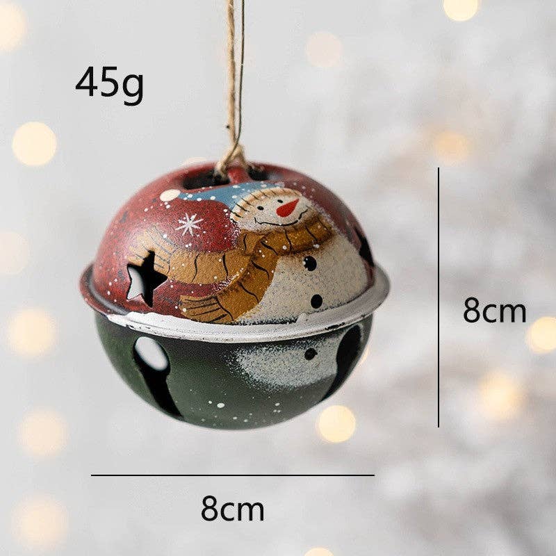 UZ Wholesale Store – Engroshandel Pynt – Retro distressed juleklokke dekorationer2