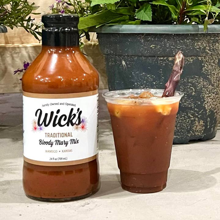 Wick's Bloody Mary Mix - Wholesale Cocktail Mix/Syrup - Wick's Traditional Bloody Mary Mix  - 2 pack - 24oz0
