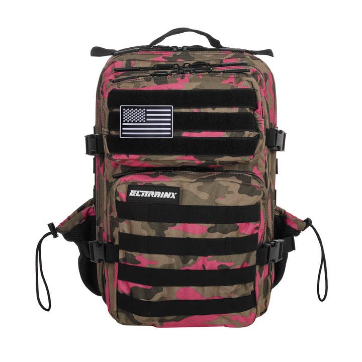 25L All In Tactical Backpack Pink Camouflage for wholesale by Elitex Training