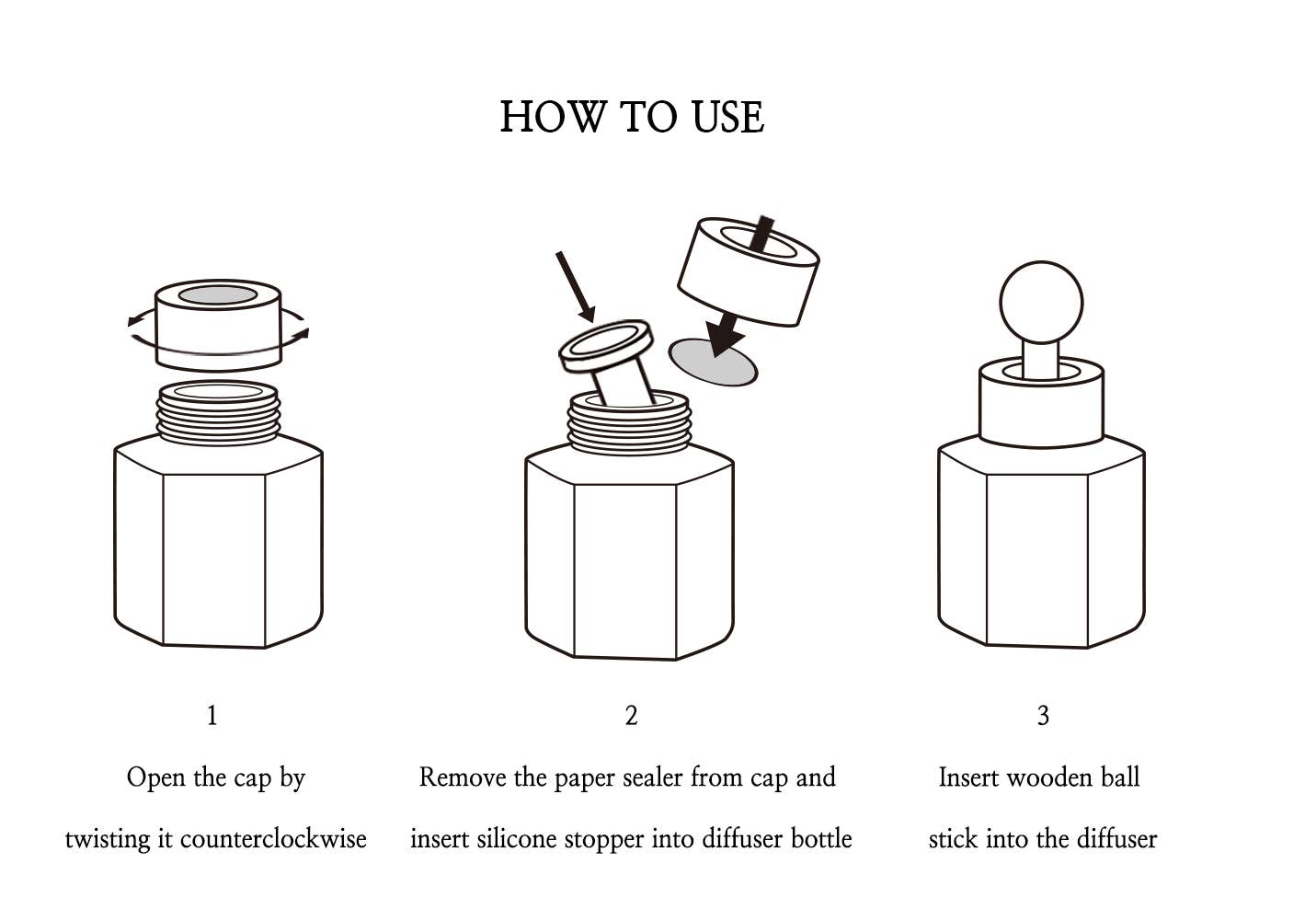 Every Reason – wholesale Reed diffuser – Emerci Hexagon Wooden Ball Stick Diffuser Heavenly Ocean6