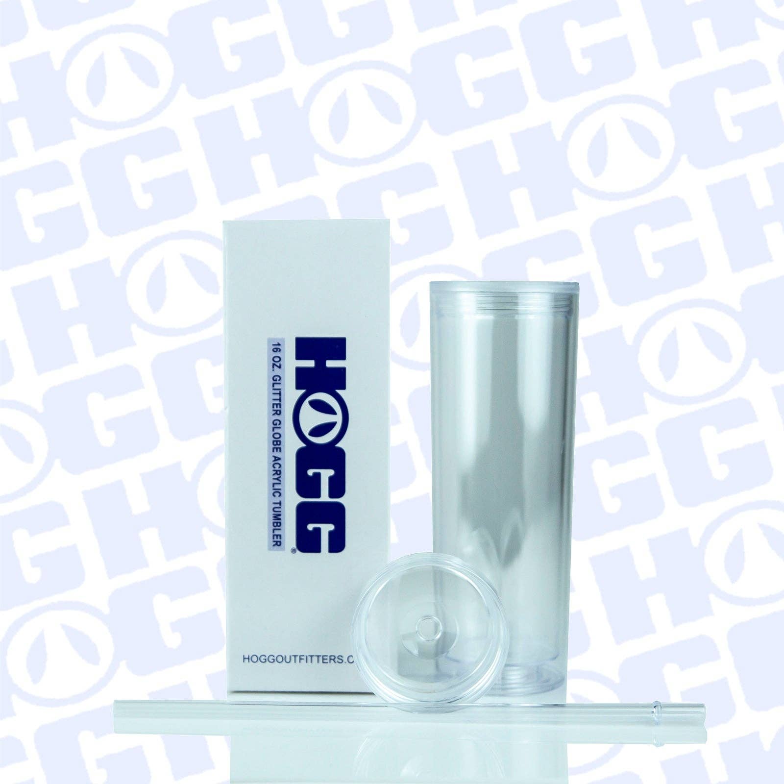 Hogg Outfitters - Venta al por mayor Vaso termo - Vaso delgado acrílico con globo de purpurina de 475 ml2