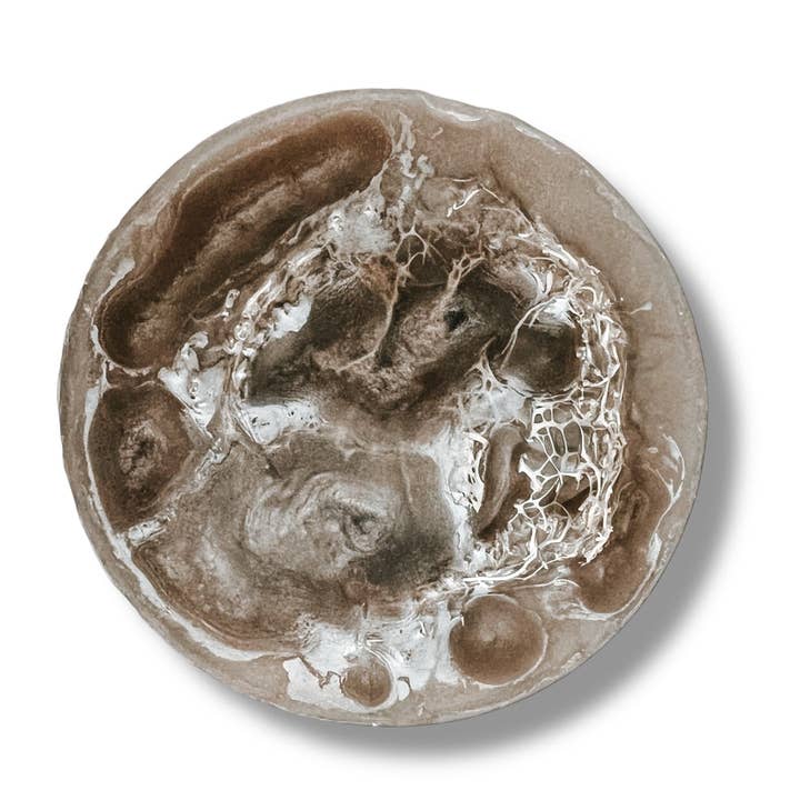 Handcrafted Loofah Soaps - Salted Caramel for wholesale by Modern Skyn Alchemy LLC.