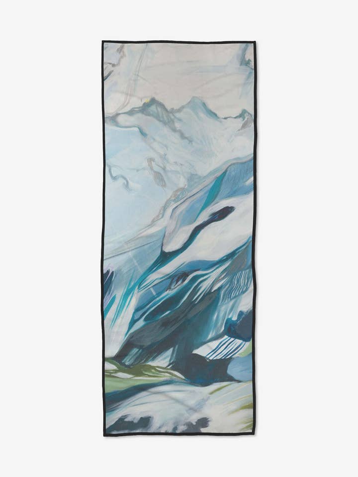 Serviette de yoga Where He Laid To Go pour la vente par Geometry