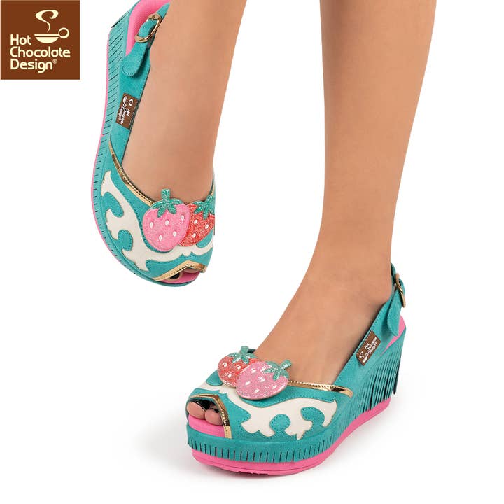 Popping Candy - Wholesale Wedges – Women’s - Hot Chocolate Design - Country Star Sandals3