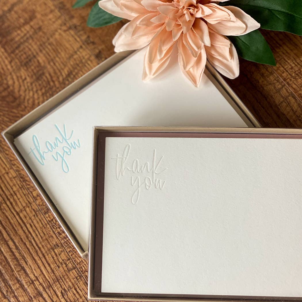 Stack Paper Press - Wholesale Stationery/Notecard Set - Thank You Note Stationery Set1