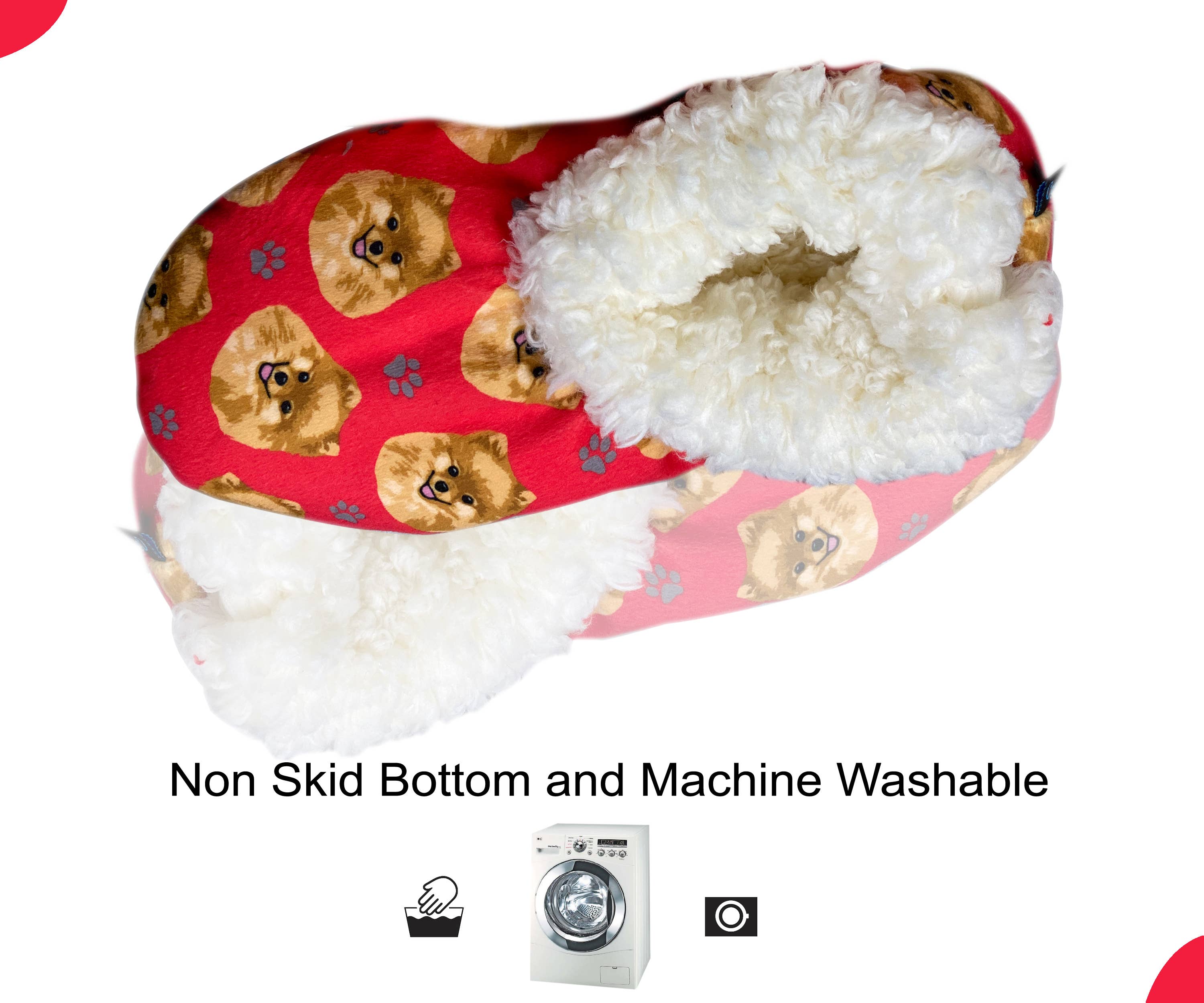 E&S Pets - Vente Chaussons – femme - Pantoufles Poméranie6