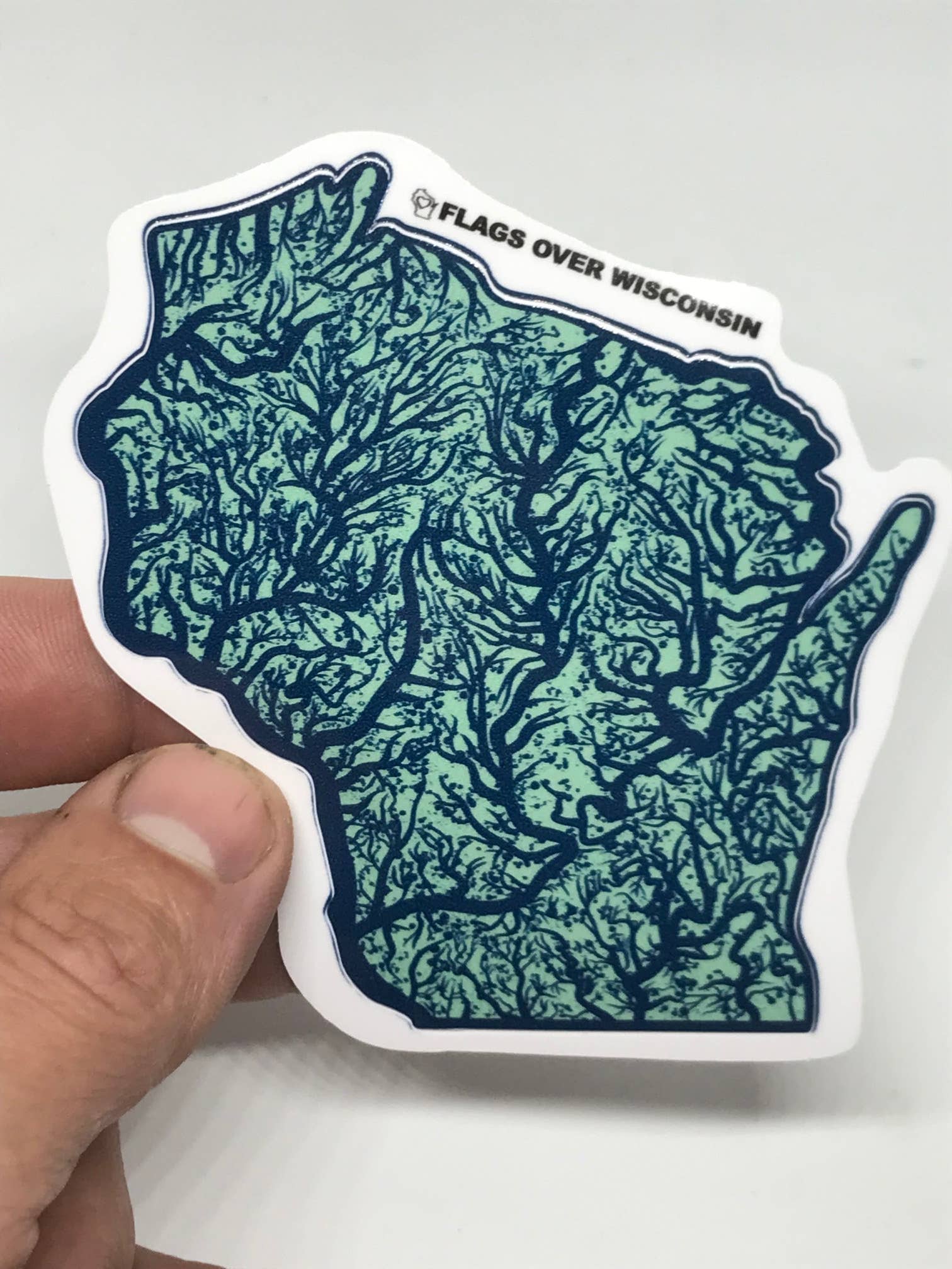 Flags Over Wisconsin - Wholesale Sticker - Wisco Sticker Fun Pak 907