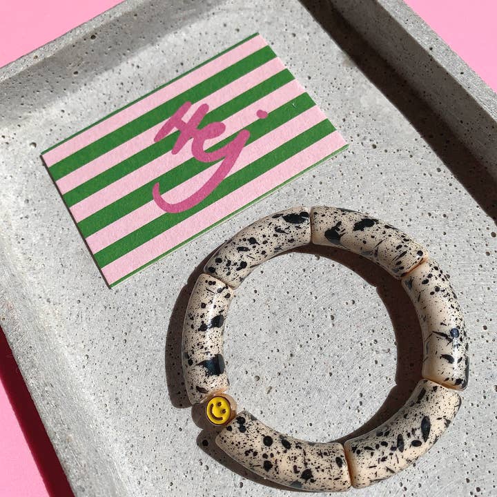 Smiley Terrazzo trendarmband för wholesale av Ute Arnold / Hej.Ibiza